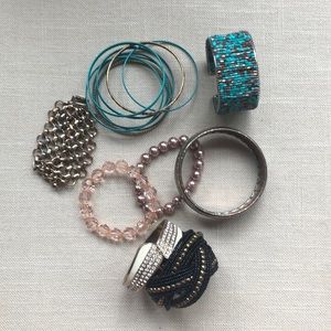 Random assortment of bracelets